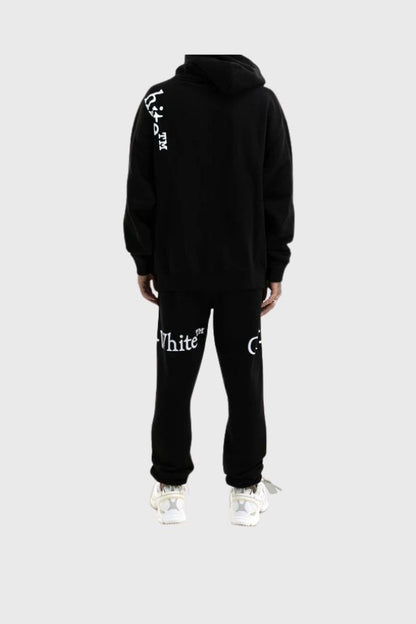 Off White Bookish Scarf Cuffed Sweatpants 44MCH057F26F001001