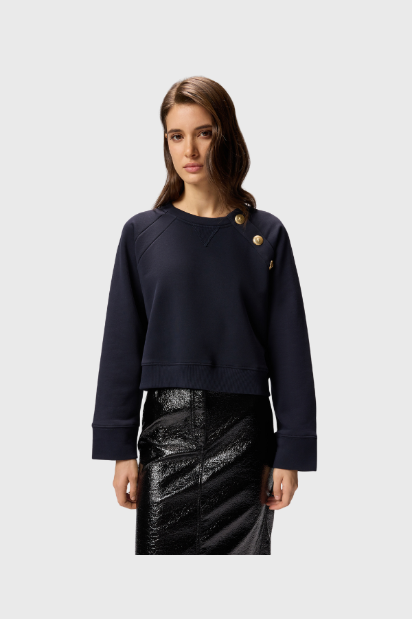 Pinko Margarina Knitwear Sweatshirt With Buttons 105613A2TCG82