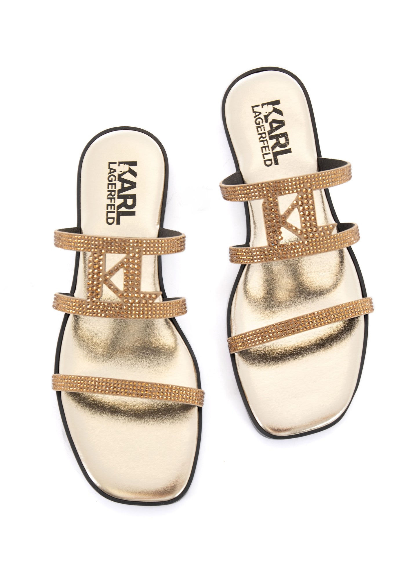 Karl Lagerfeld Γυναικεία Παπούτσια KL Rhinestone Slide KL87405