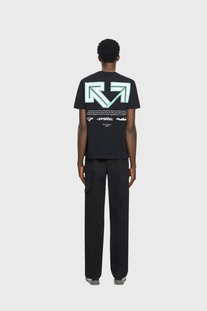 Off White Industrial Half Arrow T-Shirt 44MAA16MF26J00Z001