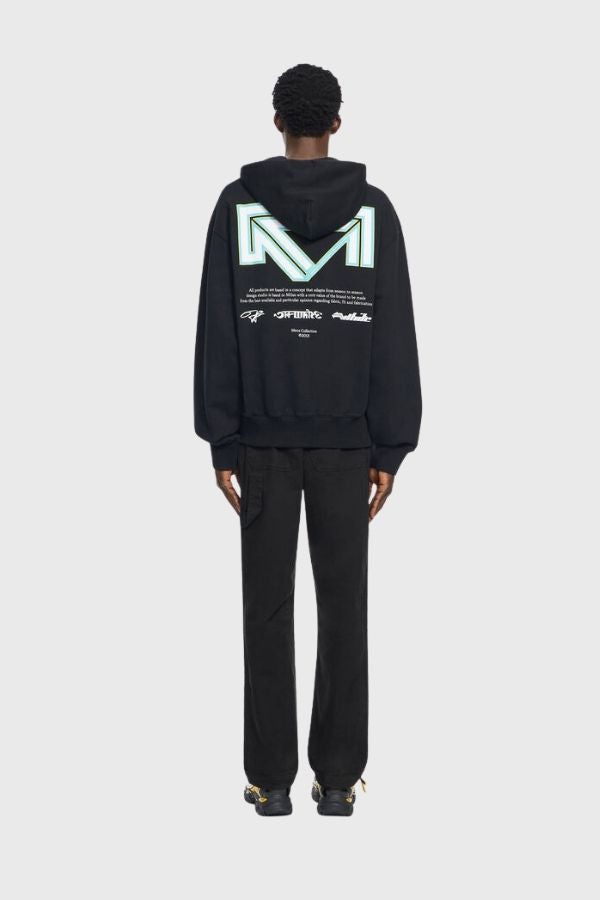 Off White Industrial Half Arrow Hoodie 44MBB12NF26F003001