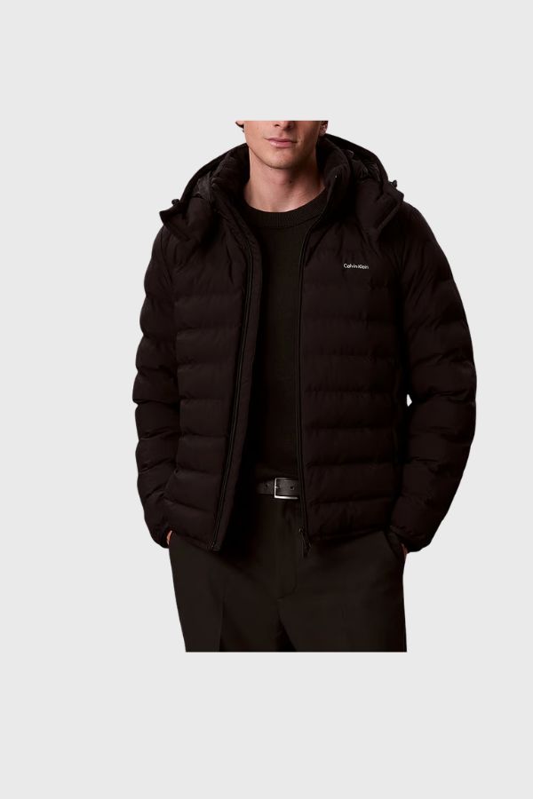 Calvin Klein LS LTWT Nylon Hooded Puffer JKT LV04LH501G
