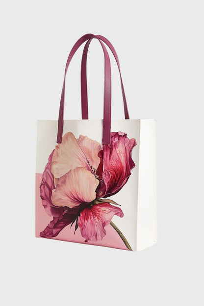 Ted Baker Printed Flower Medium Icon Bag S284074-WXB-SHILVA