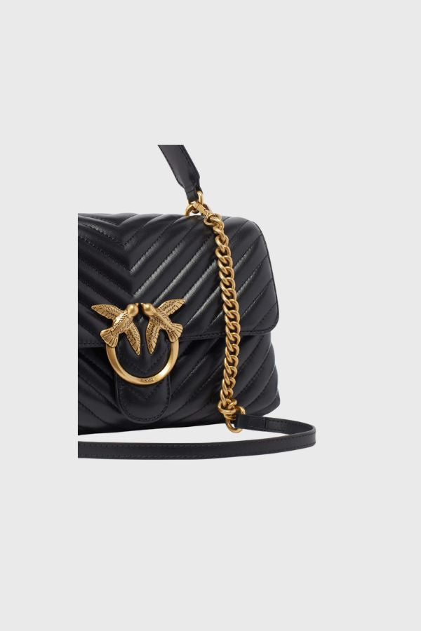 Pinko Classic Lady Love Bag Puff Chevron 100043 A0GK