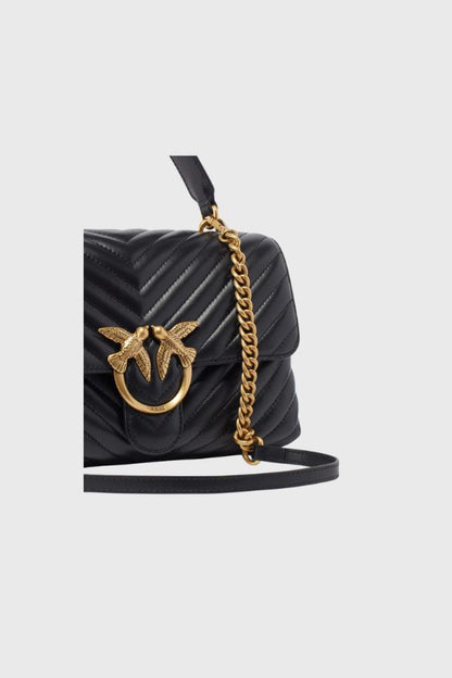 Pinko Classic Lady Love Bag Puff Chevron 100043 A0GK