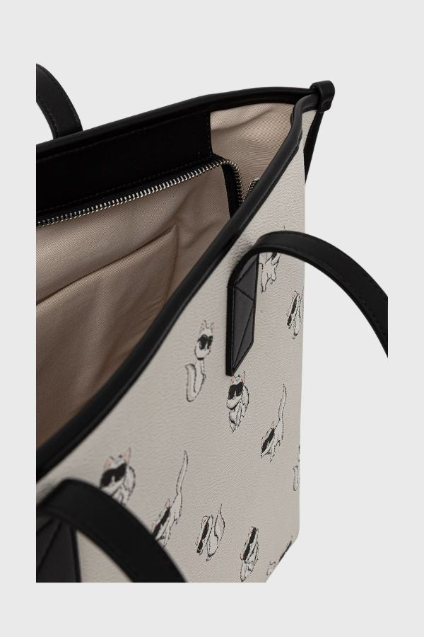 Karl Lagerfeld Ikon Choupette Ew Tote Aop B3W30349