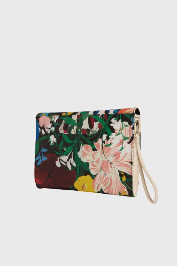 Ted Baker Floral Bouquet Printed Envelope Pouch S284119-WXG-BOUIONI