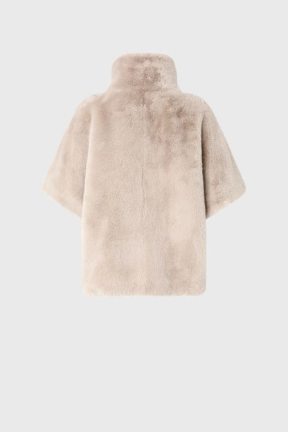 Pinko Aspen Aspetto Visone Coat 107043 A3E7