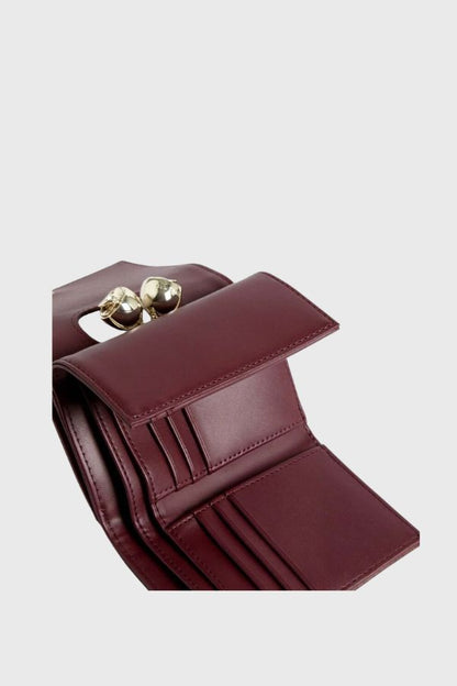 Ted Baker Rose Detail Leather Small Bobble Purse S283899-WXL-ROOSA