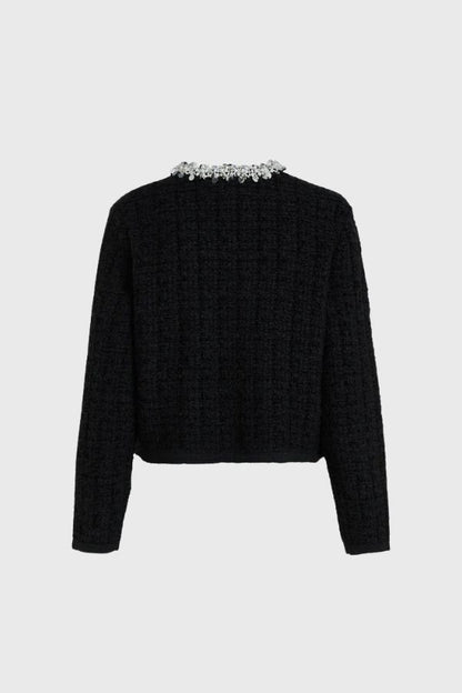 Karl Lagerfeld Embellished Knit Cardigan B4W18014