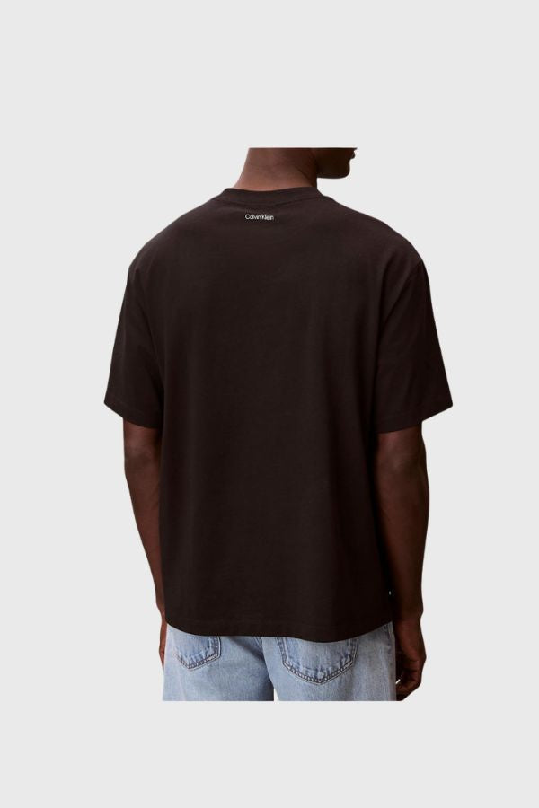 Calvin Klein Jeans T-Shirt Crew Neck Printed Details LV04RF818G