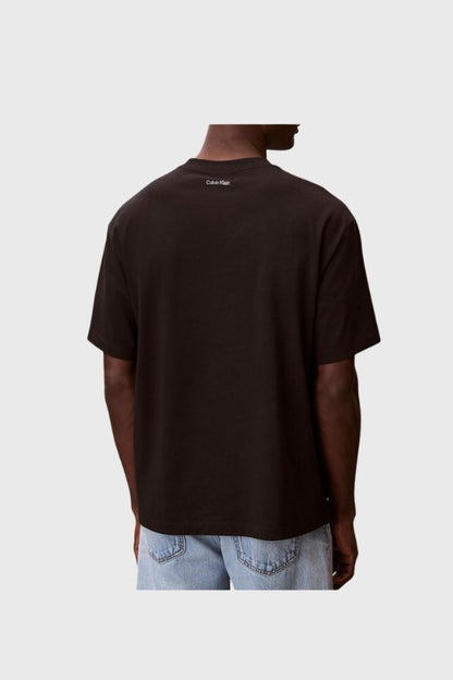 Calvin Klein Jeans T-Shirt Crew Neck Printed Details LV04RF818G