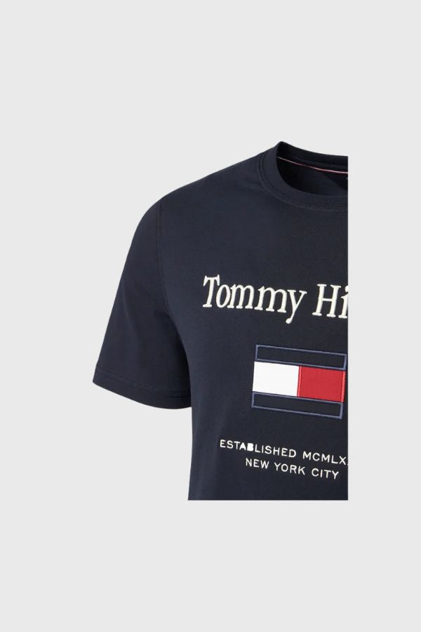 Tommy Hilfiger Embro Flag  T-Shirt  MW0MW42736