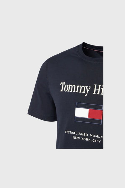 Tommy Hilfiger Embro Flag  T-Shirt  MW0MW42736