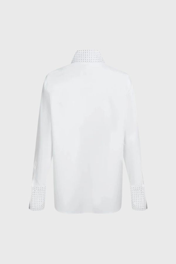 Karl Lagerfeld Embellished Poplin Shirt B4W11020