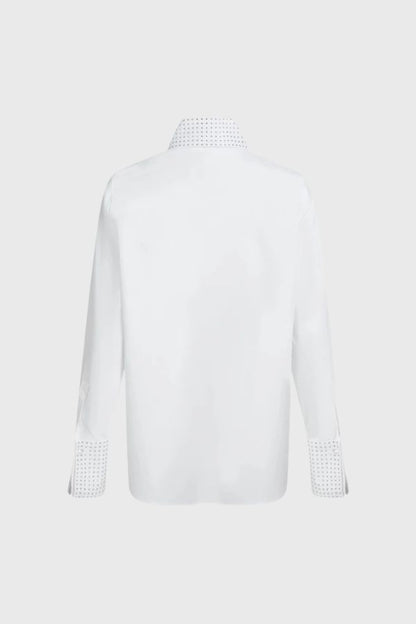 Karl Lagerfeld Embellished Poplin Shirt B4W11020