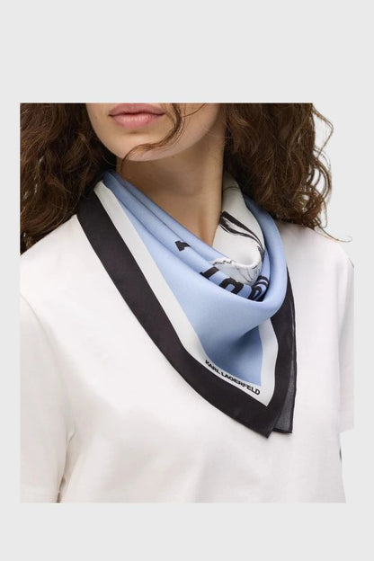 Karl Lagerfeld Ikon Choupette Print SLK Scarf B4W33095