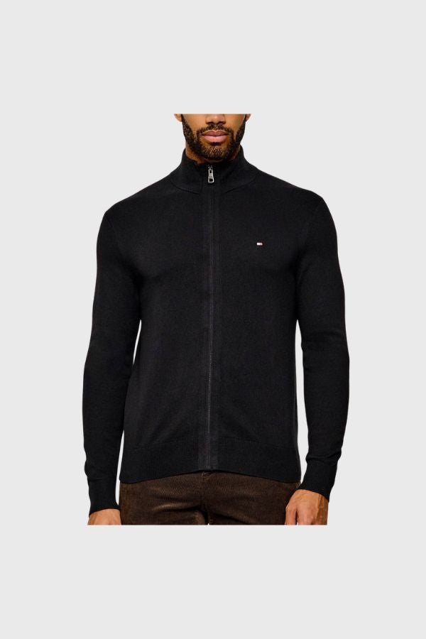 Tommy Hilfiger Pima Org Ctn Cashmere Zip Thru MW0MW28050