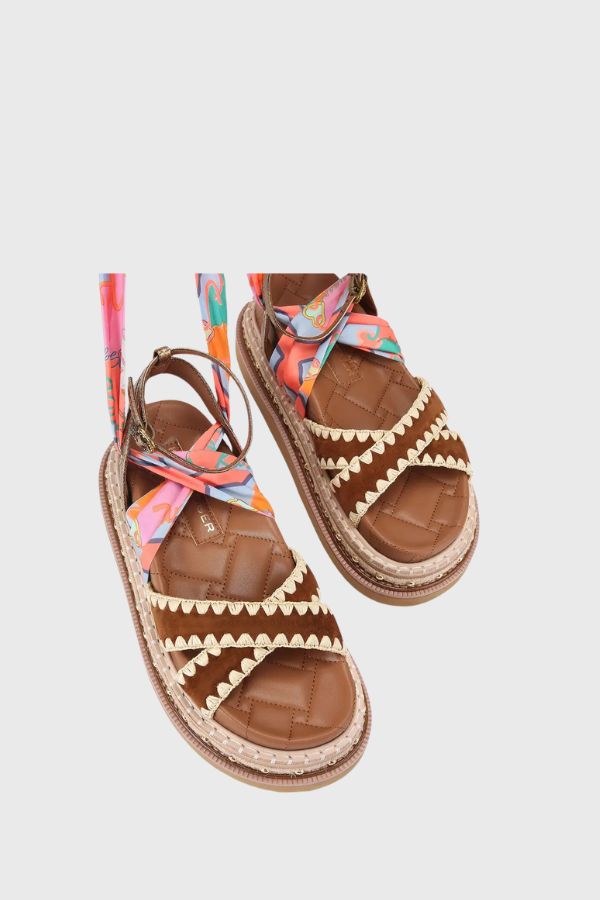 Kurt Geiger Orson Cross Scarf Sandal 5597336219