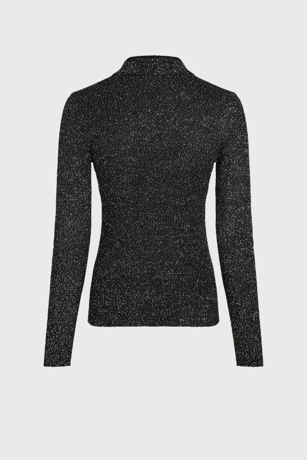 Karl Lagerfeld Sequin Knit Top B4W18019
