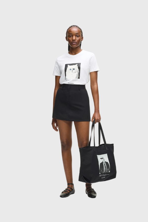 Karl Lagerfeld Portrait T-shirt B1W17019