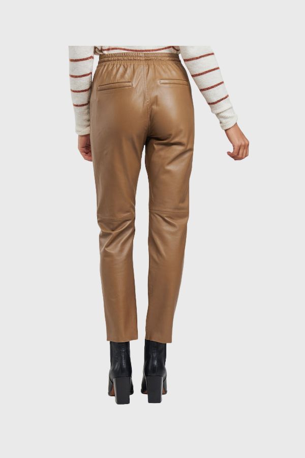 Oakwood Gift Δερμάτινο Γυναικείο Παντελόνι 63641-506