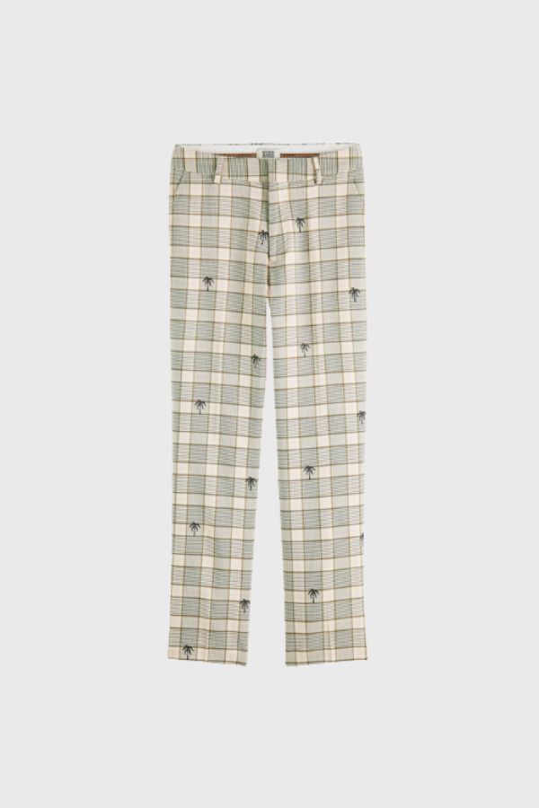 Scotch & Soda Abott Checked Regular-Fit Παντελόνι 166115
