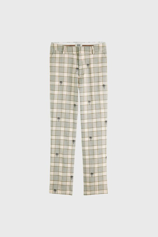 Scotch & Soda Abott Checked Regular-Fit Παντελόνι 166115