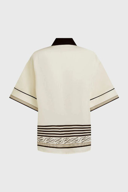 Karl Lagerfeld Fluid Pj Blouse B2W11016