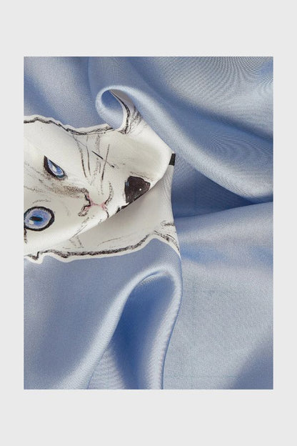 Karl Lagerfeld Ikon Choupette Print SLK Scarf B4W33095