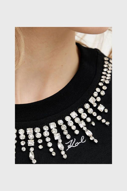 Karl Lagerfeld Embellishment T-Shirt B2W17017