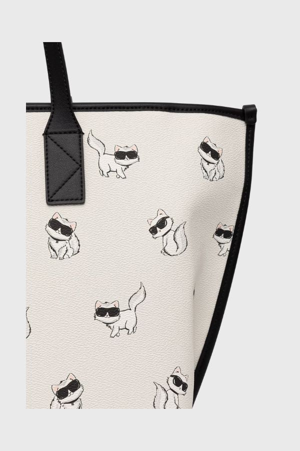 Karl Lagerfeld Ikon Choupette Ew Tote Aop B3W30349