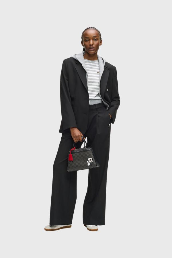 Karl Lagerfeld Ikon Monogram Small Tote Bag B1W300232LS