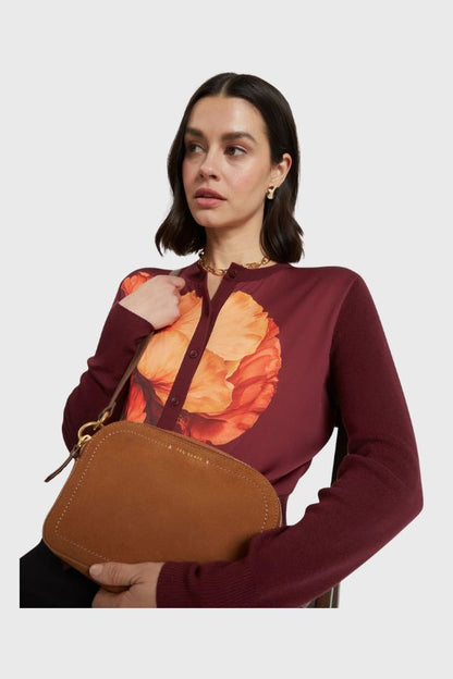 Ted Baker Webbing Suede Camera Bag S284115-WXB-SHAYANE