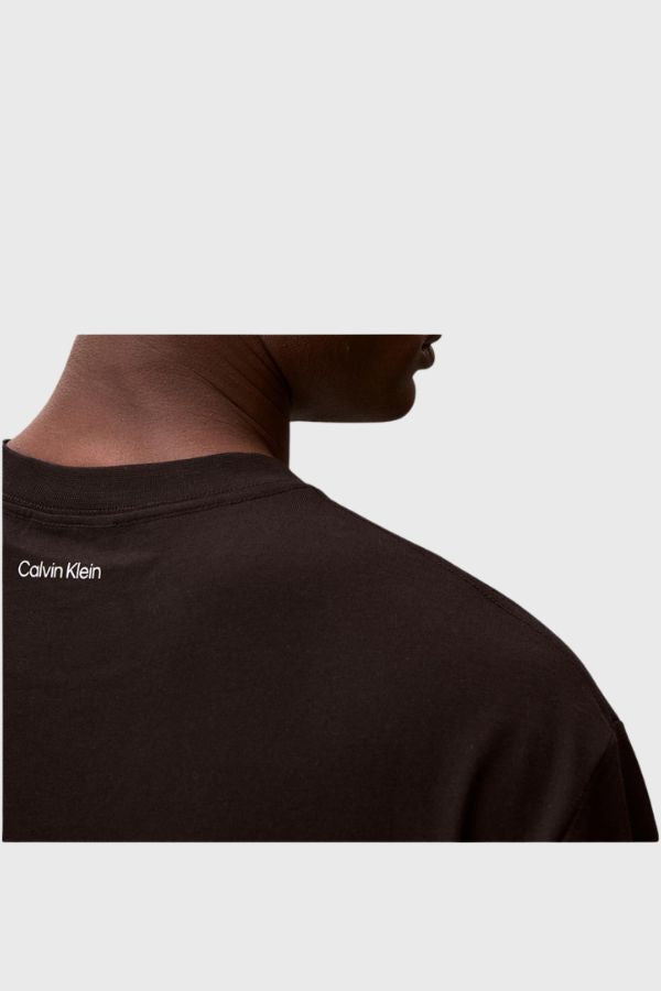 Calvin Klein Jeans T-Shirt Crew Neck Printed Details LV04RF818G