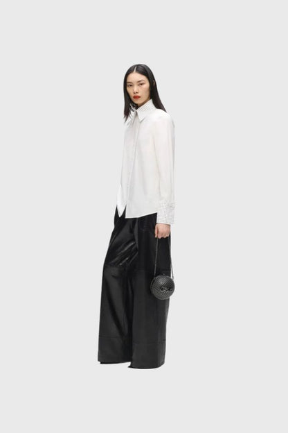 Karl Lagerfeld Embellished Poplin Shirt B4W11020