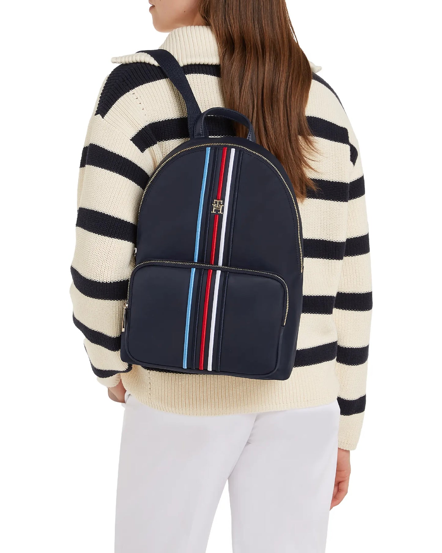 Tommy Hilfiger Γυναικεία Backpack Poppy Corp AW0AW16116