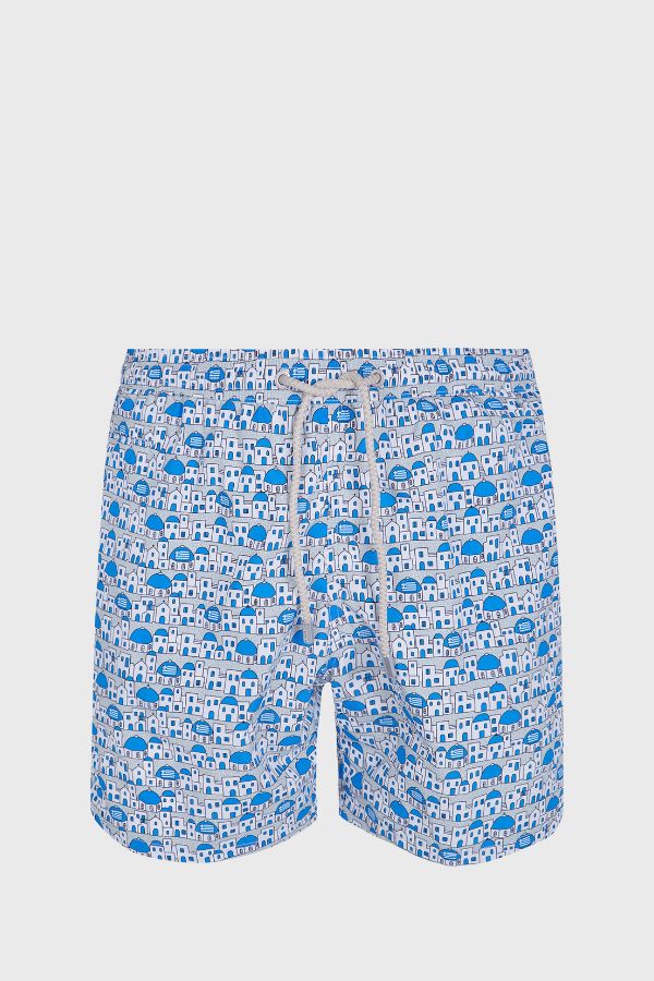 MC2 Saint Barth Lighting Micro Fantasy Swimshort Santorini View LIG0003-01574L