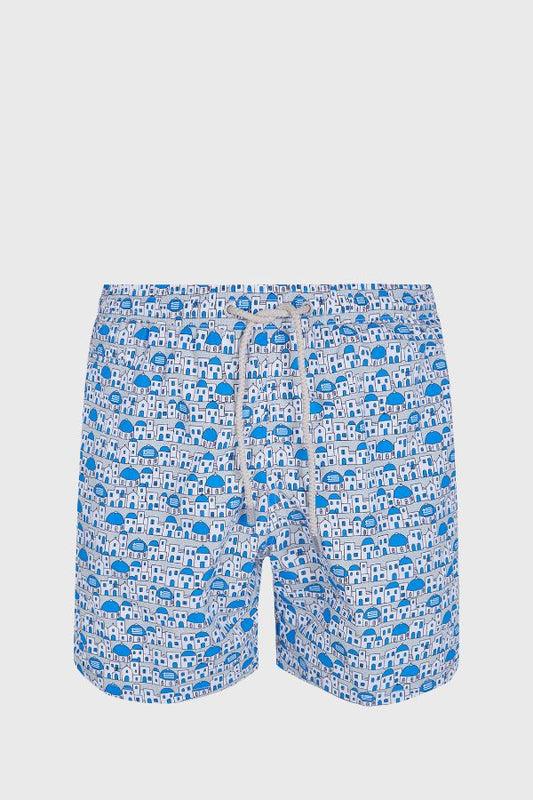 MC2 Saint Barth Lighting Micro Fantasy Swimshort Santorini View LIG0003-01574L