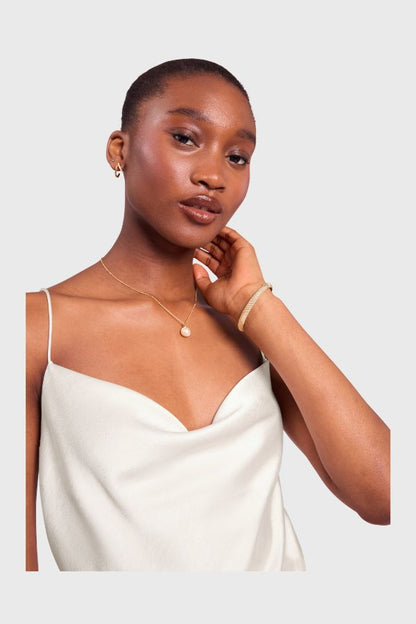 Ted Baker Satin Cowl Neck Cami Top S276130-WMB-KITI