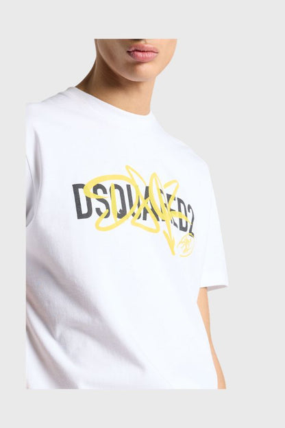 Dsquared2 Graffiti Cool Fit T-Shirt S74GD1580D20106
