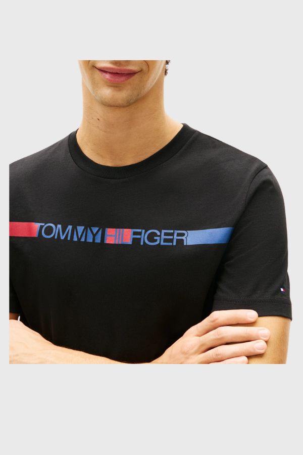 Tommy Hilfiger Brand Love Stripe Tee MW0MW42368