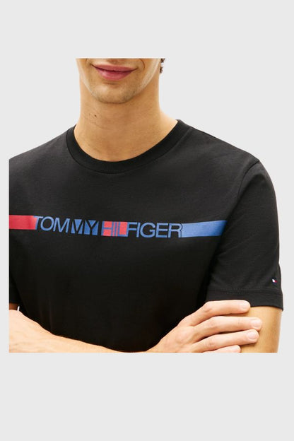 Tommy Hilfiger Brand Love Stripe Tee MW0MW42368