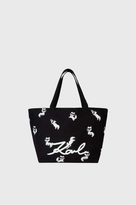 Karl Lagerfeld Ikon Choupette Print Shopper B1W50053