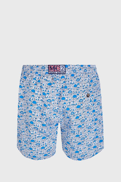 MC2 Saint Barth Lighting Micro Fantasy Swimshort Santorini View LIG0003-01574L