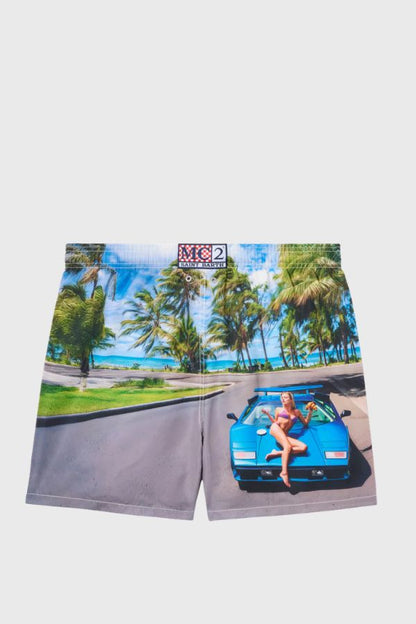 MC2 Saint Barth Gustavia Placed Print Swimshort RD Breakfast GUS0009-08219L