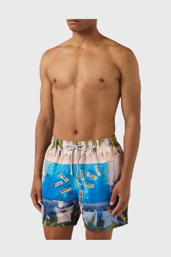 MC2 Saint Barth Gustavia Placed Print Swimshort RD Pool Lifestyle GUS0009-08216L
