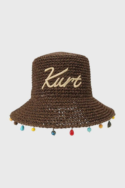 Kurt Geiger Raffia Bucket Hat 5631230449