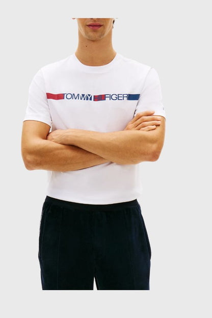 Tommy Hilfiger Brand Love Stripe Tee MW0MW42368