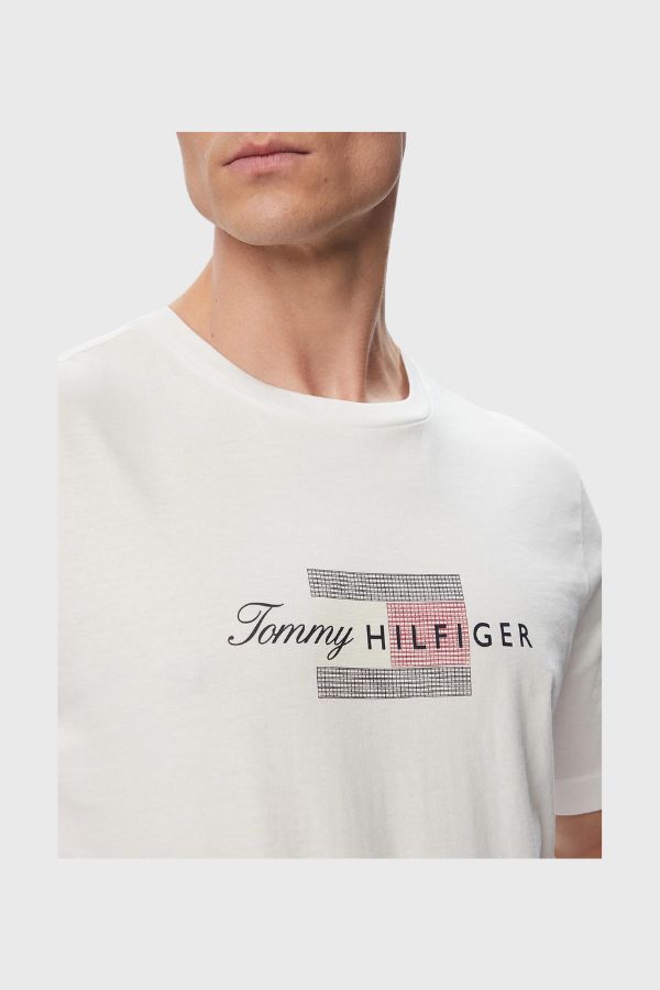 Tommy Hilfiger Script Flag Regular Tee MW0MW43226